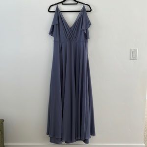 Jenny Yoo Dusty Blue Bridesmaid Dress